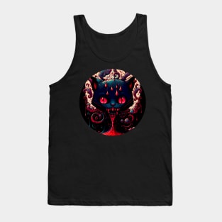 Cute Goth Evil Dog Tank Top